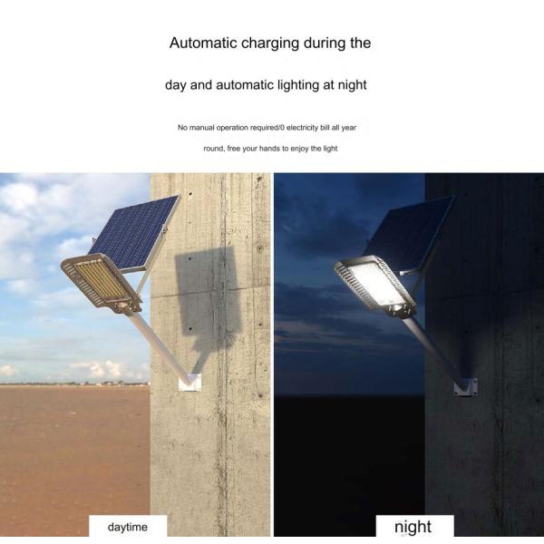 Fully Automatic Industrial Grade Solar Street Lights Rainproof Design with IP67 Protection