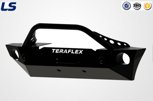 OEM Teraflex Front Steel Black Bumper Bull Bars for Jeep Wrangler Jk 2007+