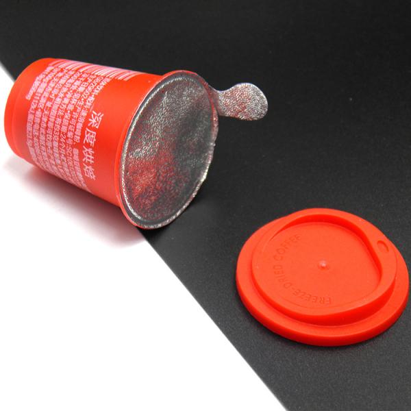 Leakproof 80mm Heat Sealing Aluminium Foil Seals For Nespresso Easy Peeling