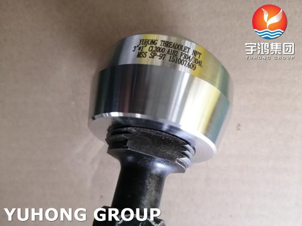 Acero inoxidable de alta temperatura ASTM A182 F304 Forjado Olet MSS SP-97