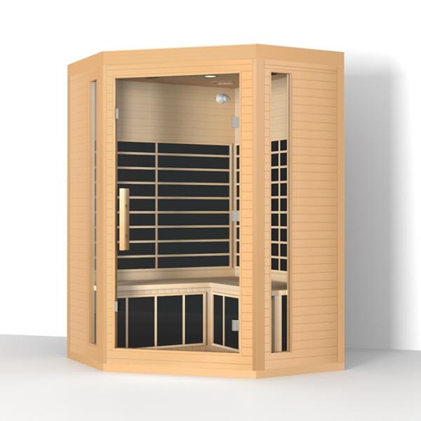 Low Emf Hemlock Indoor Home Infrared Sauna For Weight Loss 3~4 Person