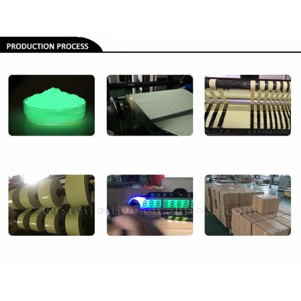 Indoor Door Instruction Customized Glow Tape Photoluminescent Film Luminous Vinyl Waterproof Green/Blue/Yellow