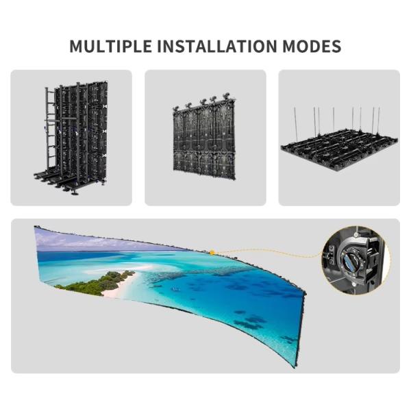 Прокат Экран Ультра HD Программируемый P7.62 RGB Внутренний полноцветный светодиодный дисплей 1/8 Мод сканирования