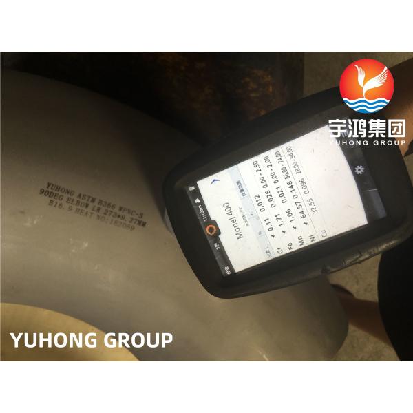 ASTM B366 UNS N04400 , Monel400 Butt Weld Nickel Alloy Steel Pipe Fittings , Elbows , Reducers