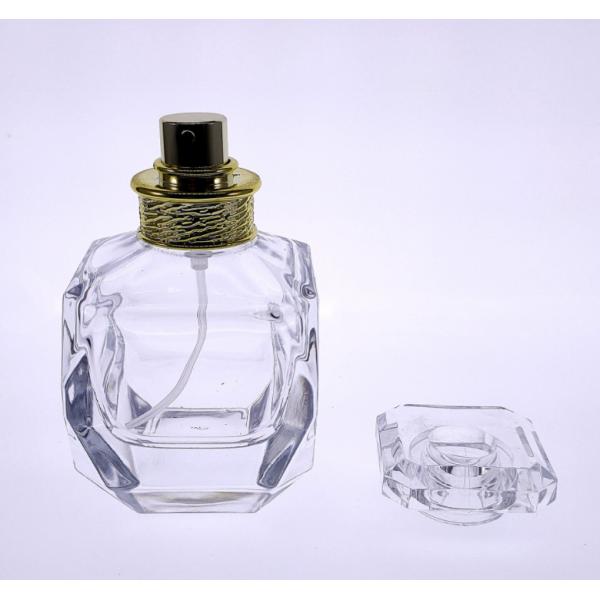 Cosmetic Silver 50ml Crimp Spray Pump Perfume Spray Bottle OEM