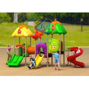 Backyard Outdoor Play Structure 8x6.5m Safe Commercial Play Equipment