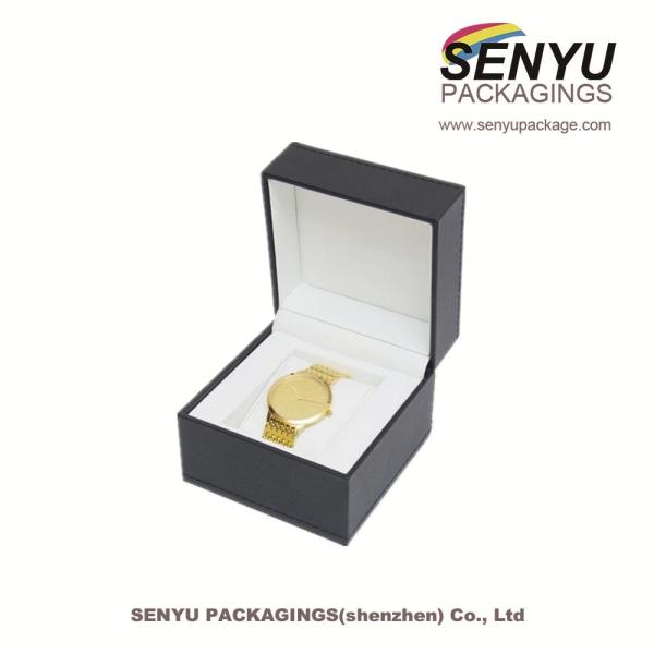 Small Cardboard Jewelry Boxes Packaging / Watch Packaging Box With Pillow