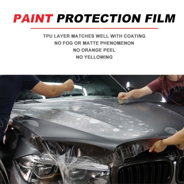 Nano Coating TPU PPF Film 7.5Mil 8.5Mil Self Healing Paint Protection Film Anti Yellowing