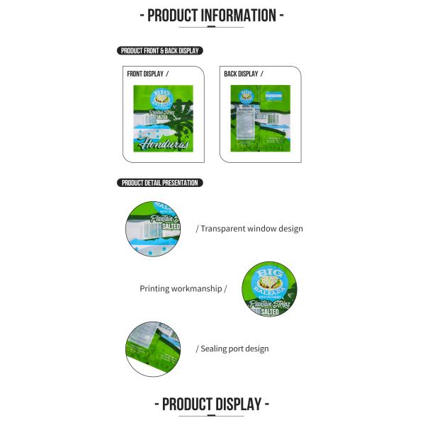 Custom Printed Plastic Packaging Bag 3 Side Seal Snack Food Packaging For Pita Pancake Taco