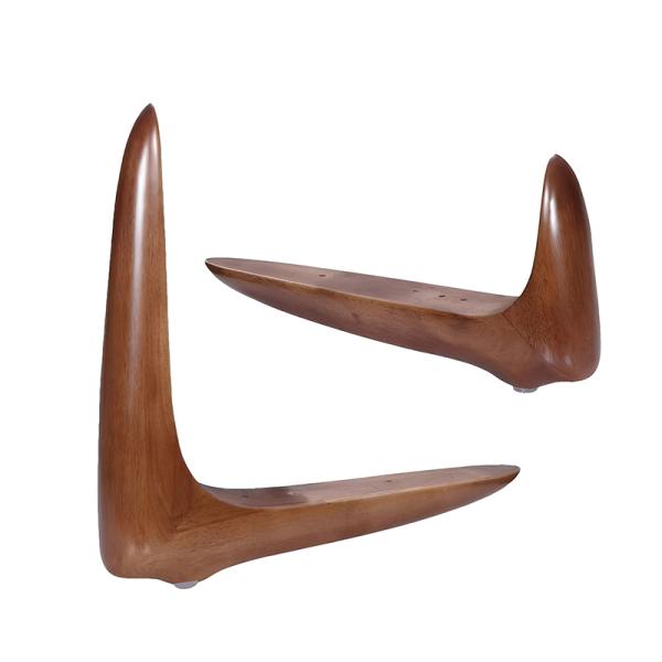 Solid Wood L-Shaped Sofa & Coffee Table Legs Bed Leg Supports Indulge in Luxury Wooden Furniture Legs for Leisure Chairs