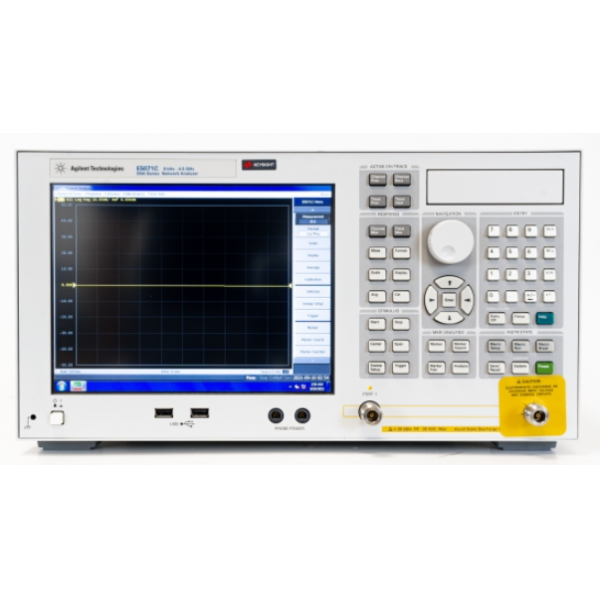 Keysight E5071C ENA Series RF Vector Network Analyzer with 9kHz to 8.5GHz Frequency Range and 123dB Dynamic Range for High Precision S Parameter Measurement
