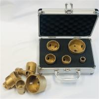 O vácuo de alumínio da caixa 5pcs soldou M14 Diamond Core Drill Bit Set