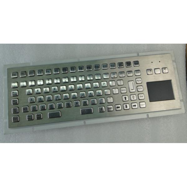 Задняя устанавливая промышленная клавиатура 20mA SUS304 с мышью Trackpad трекбола