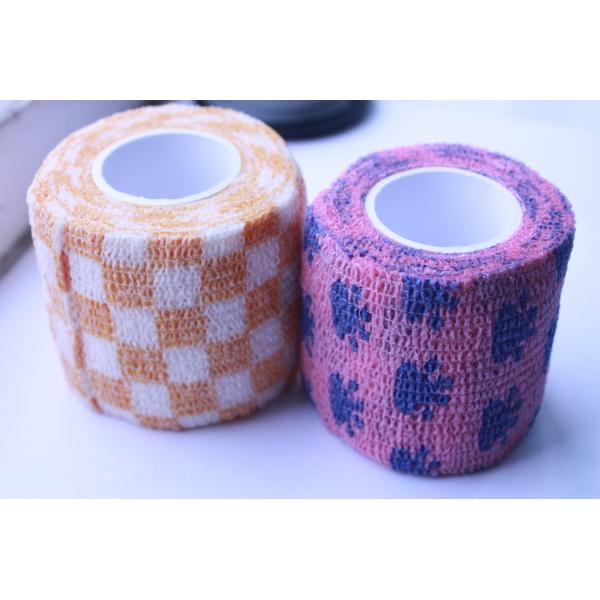 Camo imprimió el vendaje flexible auto-adhesivo respirable del abrigo de los militares