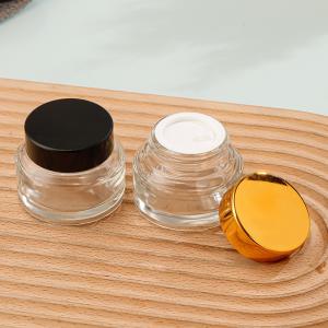 Bouteille en verre cosmétique simple à étanchéité UV en verre électroplaté