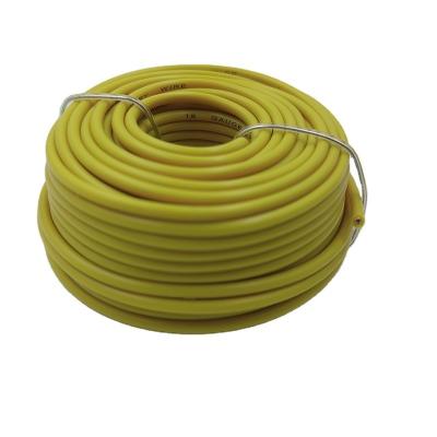 Couleurs à basse tension Vêtement en PVC 18 GA Gauge AWG 40' FT Feet Single Core Fil électrique