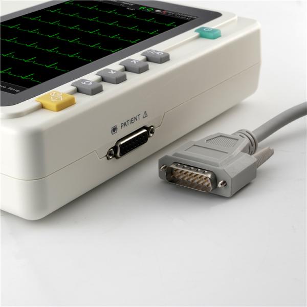 6-Channel EKG Machine 7 Color LCD 1850mAh Battery For Optimal Performance