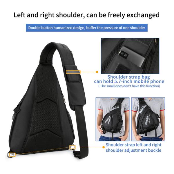 Модный мужской кросс грудной сумки спортивный велосипед шлинга сумка для студентов OEM/ODM