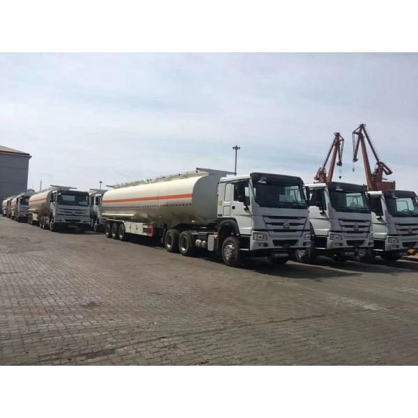 Low price Oil tanker truck trailer palm oil tanker 3 axles