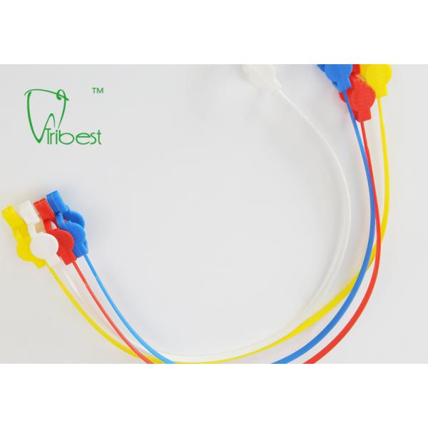Colorful 33cm Disposable Plastic Dental Napkin Clips