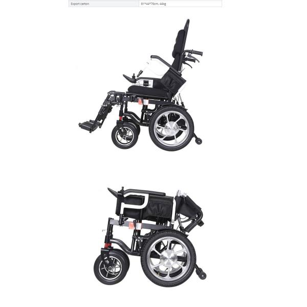 Medical Lightweight Big Wheel Wheelchair Folding Potable Elderly Disabled Electric Wheelchair