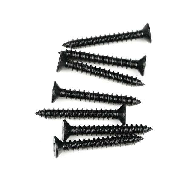 Метрическая деревянная конструкция 410 из нержавеющей стали плоская голова черные деревянные винты для деревянных потолочных перегородок