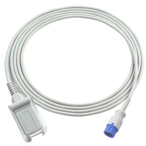 Cabo de extensão 3.0M do cabo SpO2 do sensor da tecnologia C60 SpO2 de Comen Digital 040-000243-00