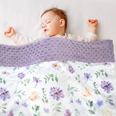 Double Layer Durable Infant Weighted Blanket Baby Sleeping Blanket