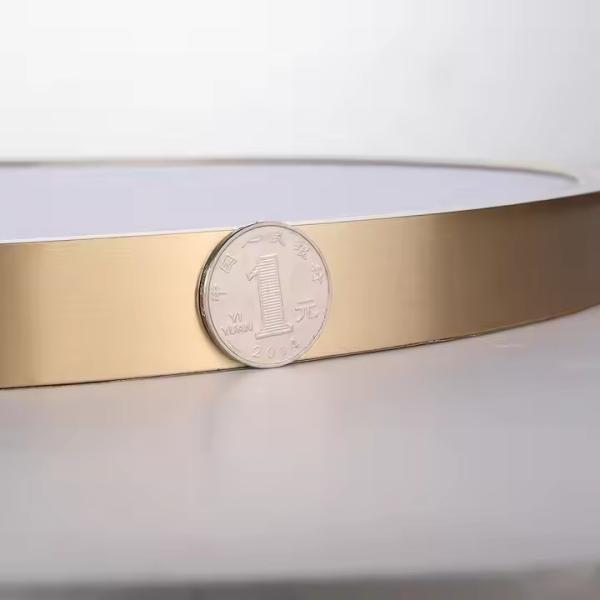 Modern Gold Body White Acrylic Shade Ceiling Lamp Living Room Round 24W 36W 54W LED Metal Ceiling Light