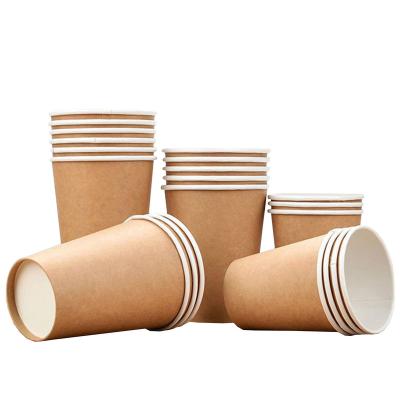 Copo de café biodegradável de papel descartável da placa de papel do PE dos utensílios de mesa 185gsm 15g do GV