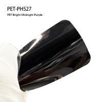 PET-PH527 PET étiquette de carrosserie violette brillante de minuit anti rayures film enveloppement en vinyle