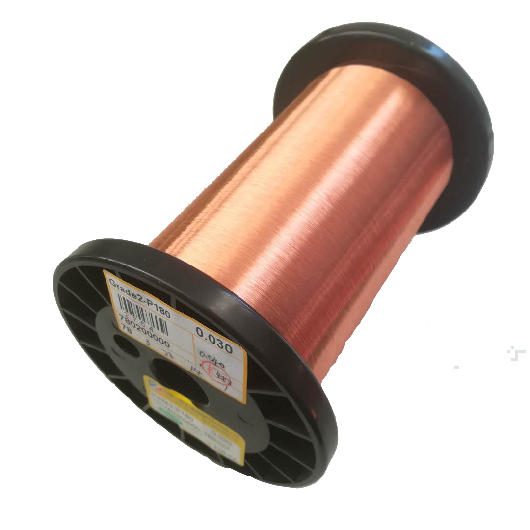 Класс покрытый эмалью медной проволоки G2 стандарта 0.03mm IEC 180 для Tannsformer