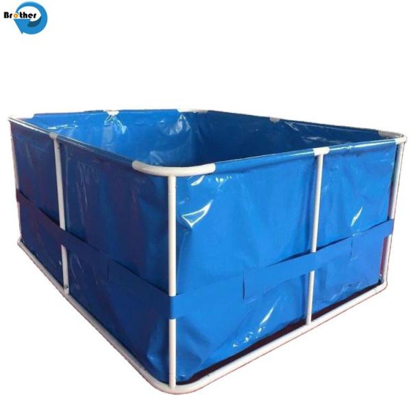 Tarpaulin pond foldable plastic round tank tarpoline fish tank tarpaulin pond fish farming tank