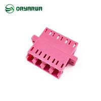 Adaptador multimodo da fibra ótica do quadrilátero do PC do LC/UPC OM4