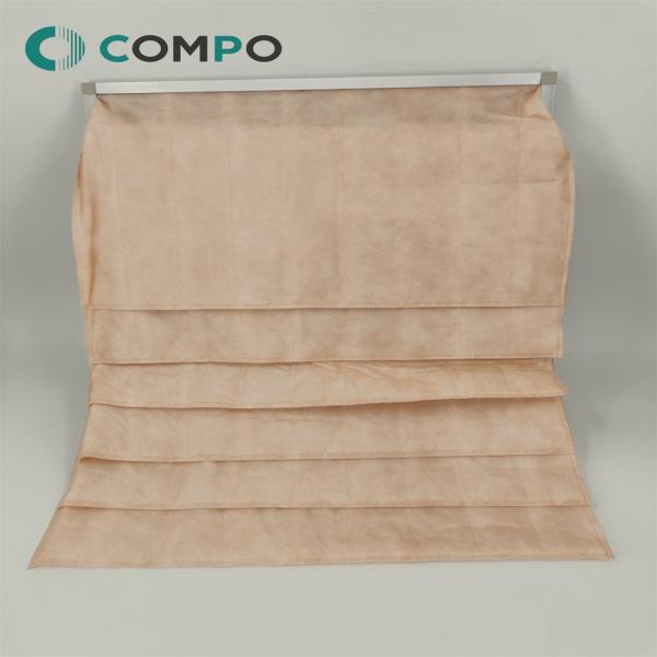 HVAC F5 F6 F7 F8 F9 AHU Synthetic Fiber Bag Air Filter With Aluminum Frame