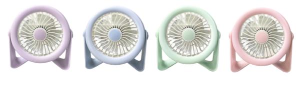ETEK 1200mAh USB Rechargeable Desk Fan with Brushless Motor