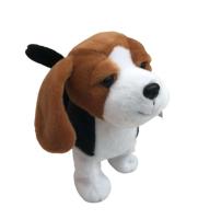 Peluches hypoallergéniques de danse 9.06in de chant de 23cm marchant secouant le jouet principal de chien