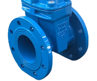 Soupape à vanne d'écluse de la fonte F4 de GGG50 DIN 3352, soupapes de commande industrielles