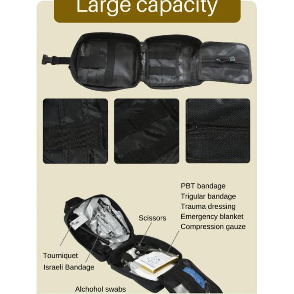 боя бортовой аптечки сумки скорой помощи 600D Оксфорда сумка на открытом воздухе индивидуальная тактическая