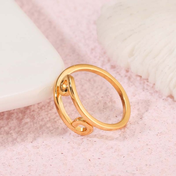 Trendy Women Jewelry Customized 14K Gold Plated Rings Design for Women
