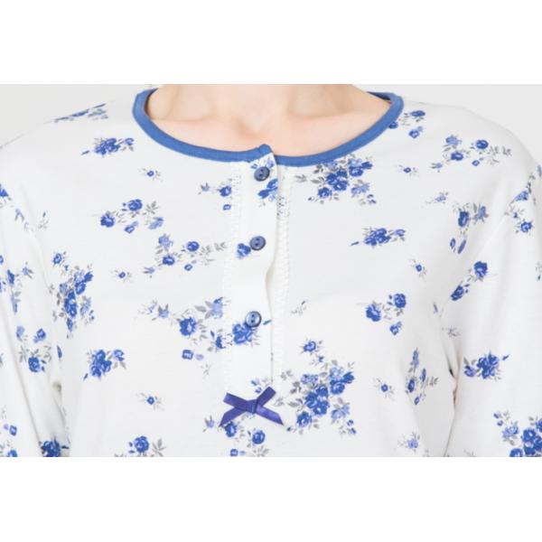 European Style Ladies Night Dresses Sleepwear Round Neck Lace Trimmed