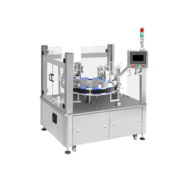 Rapid Vertical Cartoning Machine 15-30 Boxes/Min Aviation Alloy Turntable 5kg/Station
