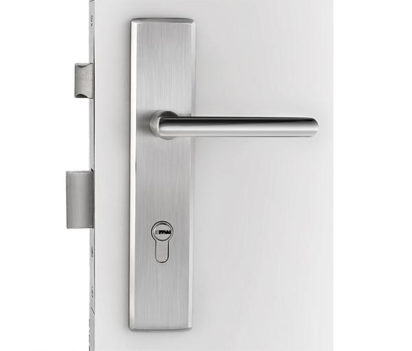 Fechaduras de porta de aço inoxidável externo fechadura de estilo Mortise Single Role 6 Beads Cylinder