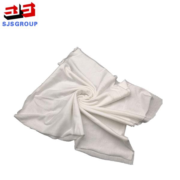 Простое белое 2kg/Bag 80cm промышленный обтирая Rags