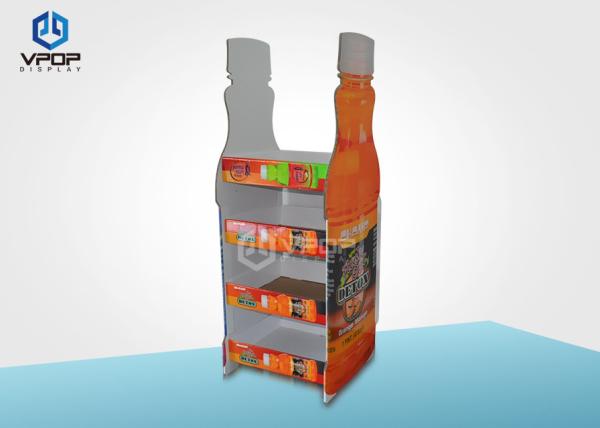 Plastic Pegs Cardboard Hook Display 4C Offset Printing For Clothes Promotion
