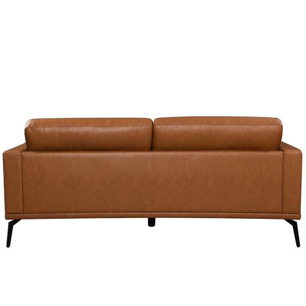 Nontoxic Sectional Modern Leather Sofa Multifunctional For Living Room