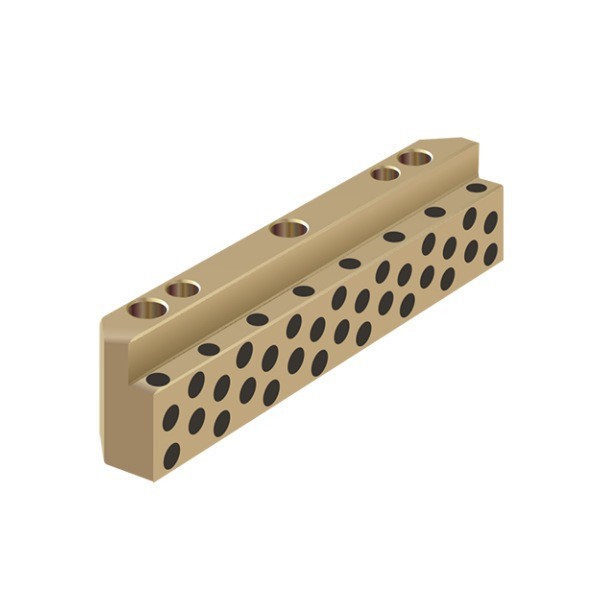 Hydraulic Cylinder Parts Self Lube Wear Plates High Strength Brass Material  OILLESS，DIN，NAAMS Standard