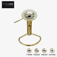 Acessórios de pedal de cadeira de bar moderna de ouro de titânio com função ajustável
