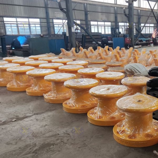 Bolardo marino de acero fundido/hierro fundido para delfines de atraque para puertos, soluciones de amarre marino