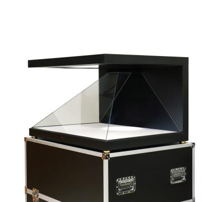 42'' Virtual Projection HD Holographic Display 3D Pyramid With Audio